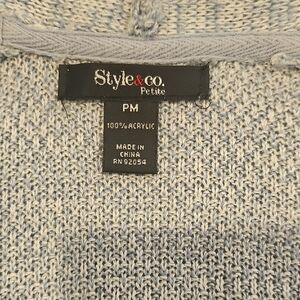 Style & Co. Women's Light Gray Sweater